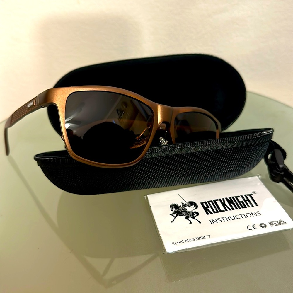 ROCKNIGHT Driving Polarized Sunglasses NWOT
